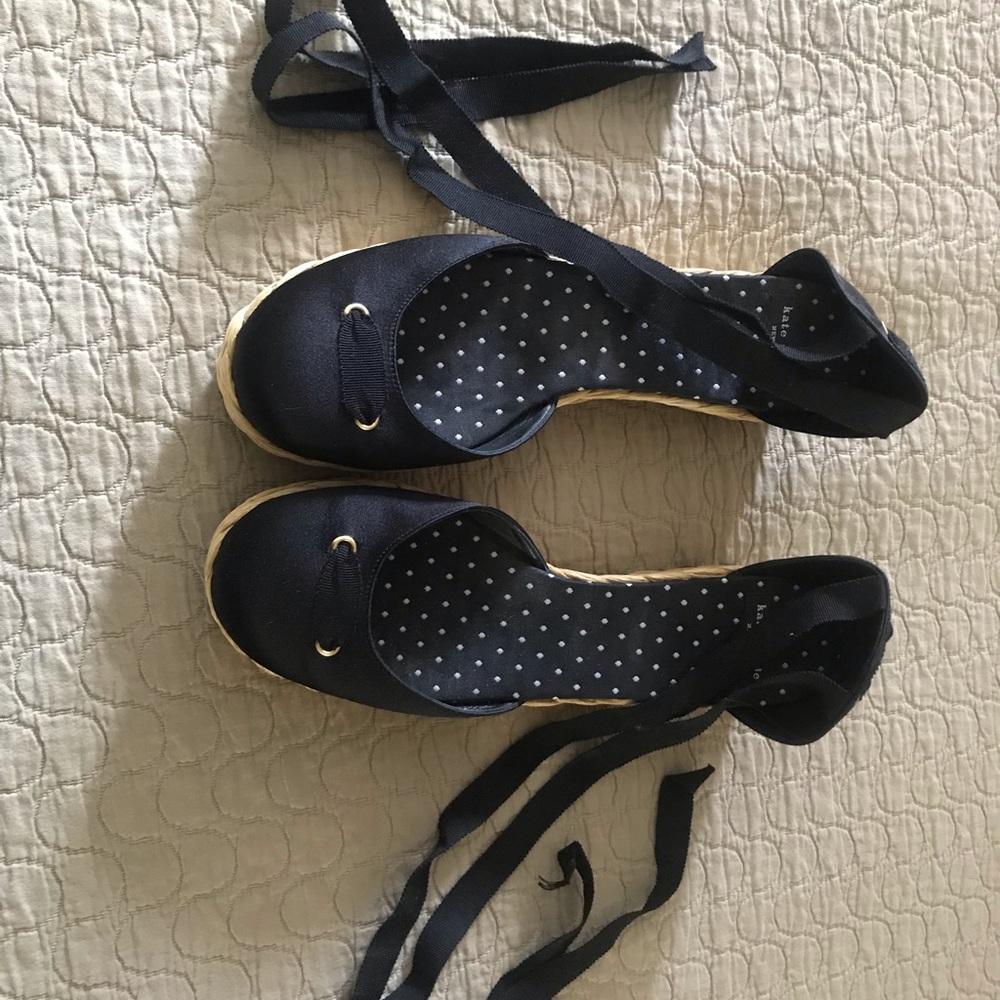 Kate Spade ankle tie espadrilles! ❤️❤️